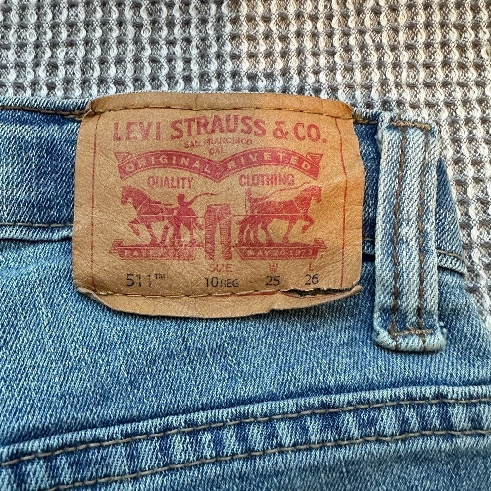 Levi's Boys Youth 511 Slim Flex Stretch Denim with Adjustable Waistband size 10 - Picture 5 of 5